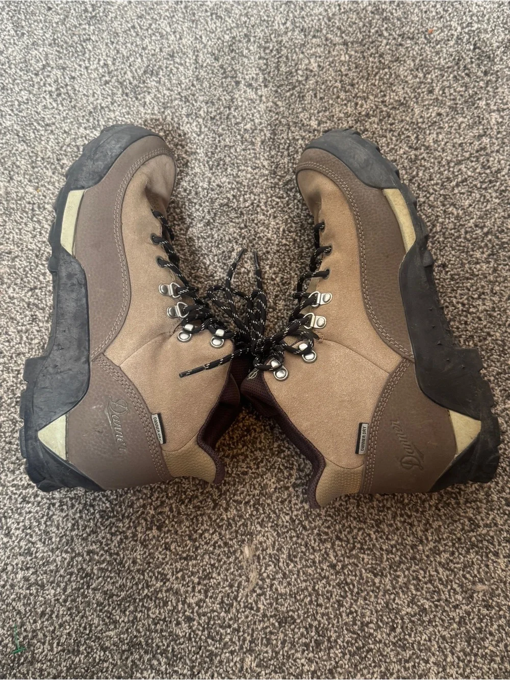 Danner Panorama Mid 6” Waterproof Hiking Boots Gray Brown Womens 9.5 Trail